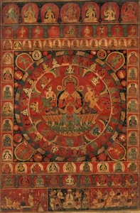 Mandala of the Sun God Surya by Unbekannt Unbekannt